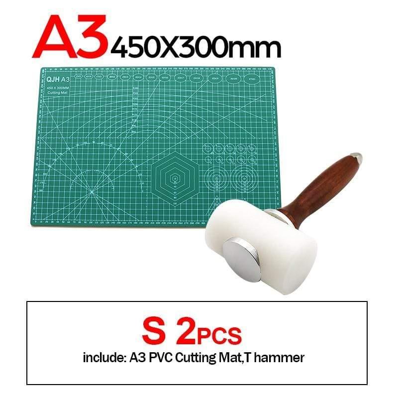 Avelena | A1A2A3A4 Pvc Schneidematte Diy Lederhandwerk Werkzeug Doppelseitige Selbstheilende Matte Pad Schneid Patchwork Nähwerkzeug Set