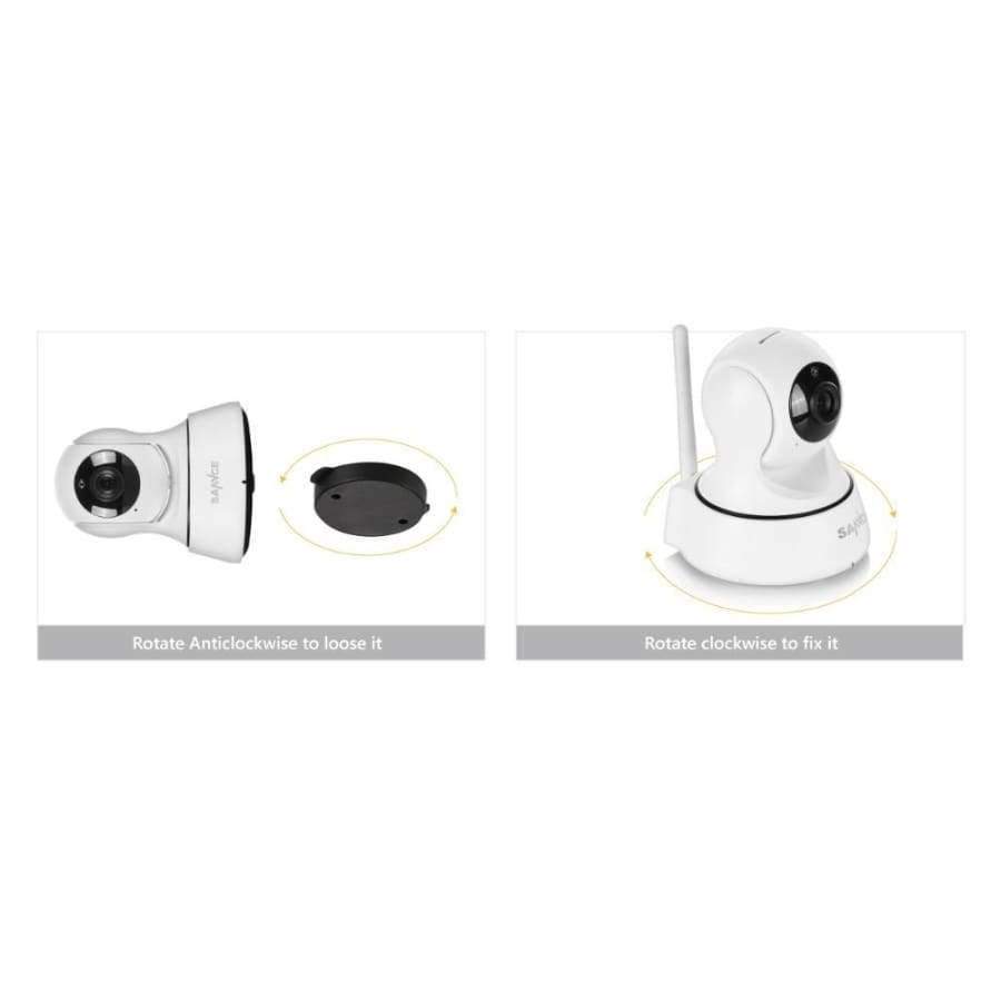 Avelena | Sannce Wifi Ip Kamera Hd 720P Drahtlos 1Mp Smart Cctv Sicherheitskamera P2P Netzwerk Babyphone Heimschutz Mobile Fernkamera