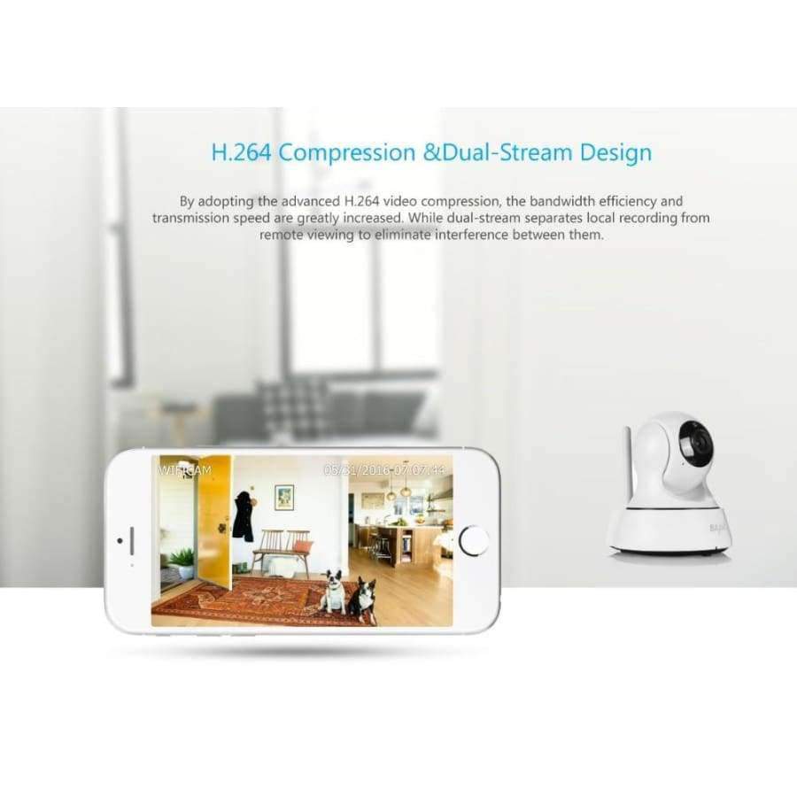 Avelena | Sannce Wifi Ip Kamera Hd 720P Drahtlos 1Mp Smart Cctv Sicherheitskamera P2P Netzwerk Babyphone Heimschutz Mobile Fernkamera