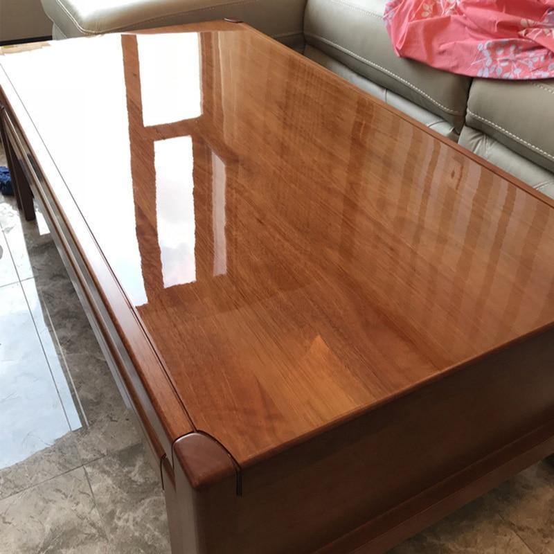 Avelena | Selbstklebende Transparente Folie Marmor Holz Schreibtisch Schutzfolie Tischaufkleber Für Möbel