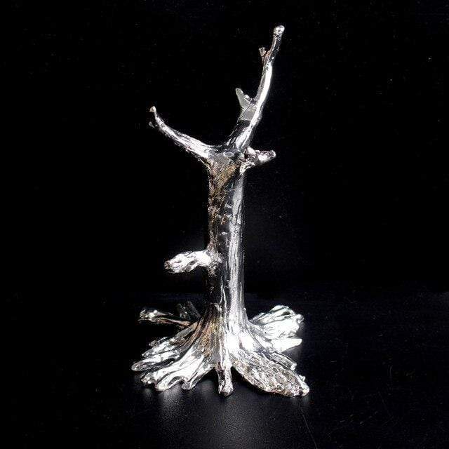 Avelena | 1Pc Gold Silber Dendritische Metall Handwerksstand Baumförmiger Sockel Kristallkugel Basis Grundlage Für Kristall Ei & Kugel Ball