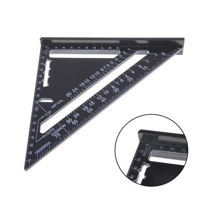 Avelena | 12 Zoll Dreieckslineal Zimmermannsquad Svenson Metrisches Quadrat Zimmermannswerkzeuge Tischler Quadrat Layout Gauge Messwerkzeug