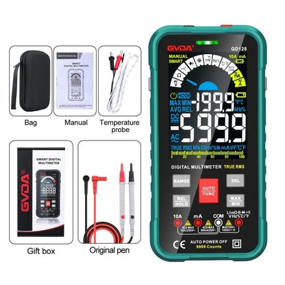 Avelena | Gvda Neue Smart Multimeter Auto Range 1000V 10A Digitaler Kondensatortester True Rms Rel Ohm Hz Ac Dc Spannungsmesser Multimeter