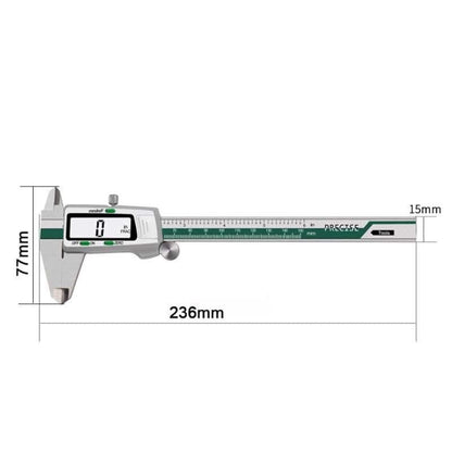 Avelena | Edelstahl Digitaler Messschieber 150Mm Fraktion/Mm/Zoll Lcd Display Messschieber Hochpräzisionsmesswerkzeug