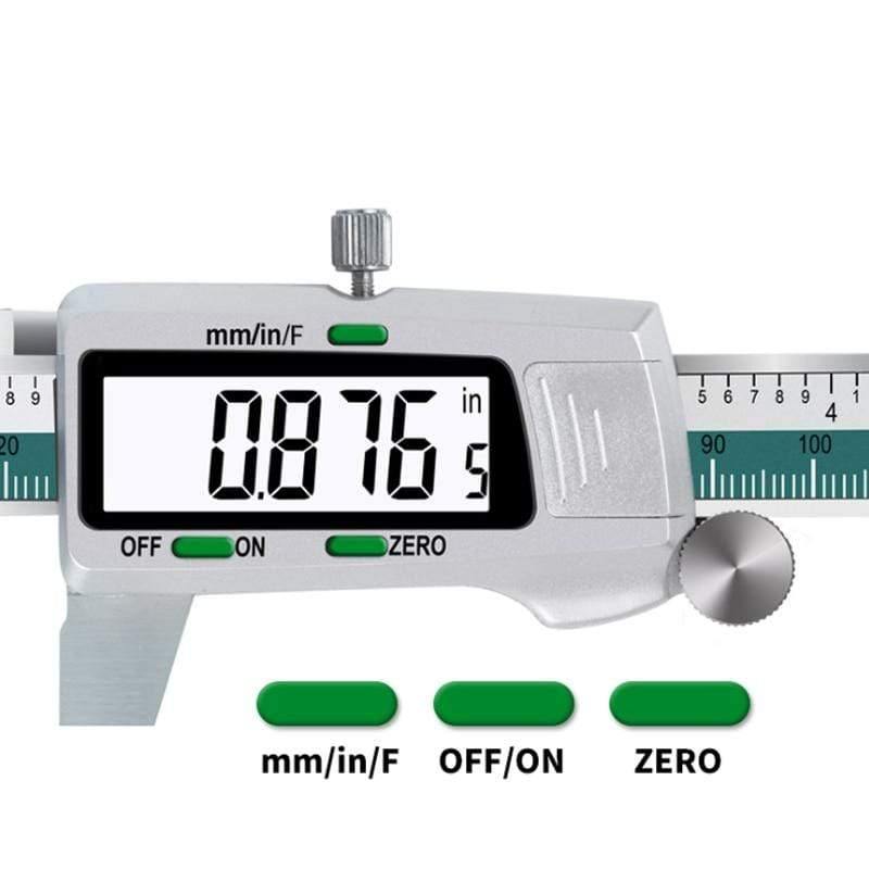 Avelena | Edelstahl Digitaler Messschieber 150Mm Fraktion/Mm/Zoll Lcd Display Messschieber Hochpräzisionsmesswerkzeug