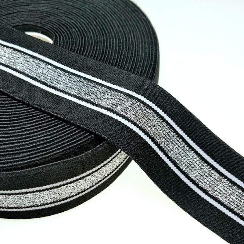 Avelena | Hl 40Mm 1 Meter/4 Meter Heißpräged Nylon Elastische Bänder Diy Riemen Kleidung Taschen Leggings Nähzubehör