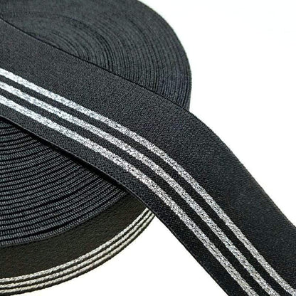 Avelena | Hl 40Mm 1 Meter/4 Meter Heißpräged Nylon Elastische Bänder Diy Riemen Kleidung Taschen Leggings Nähzubehör