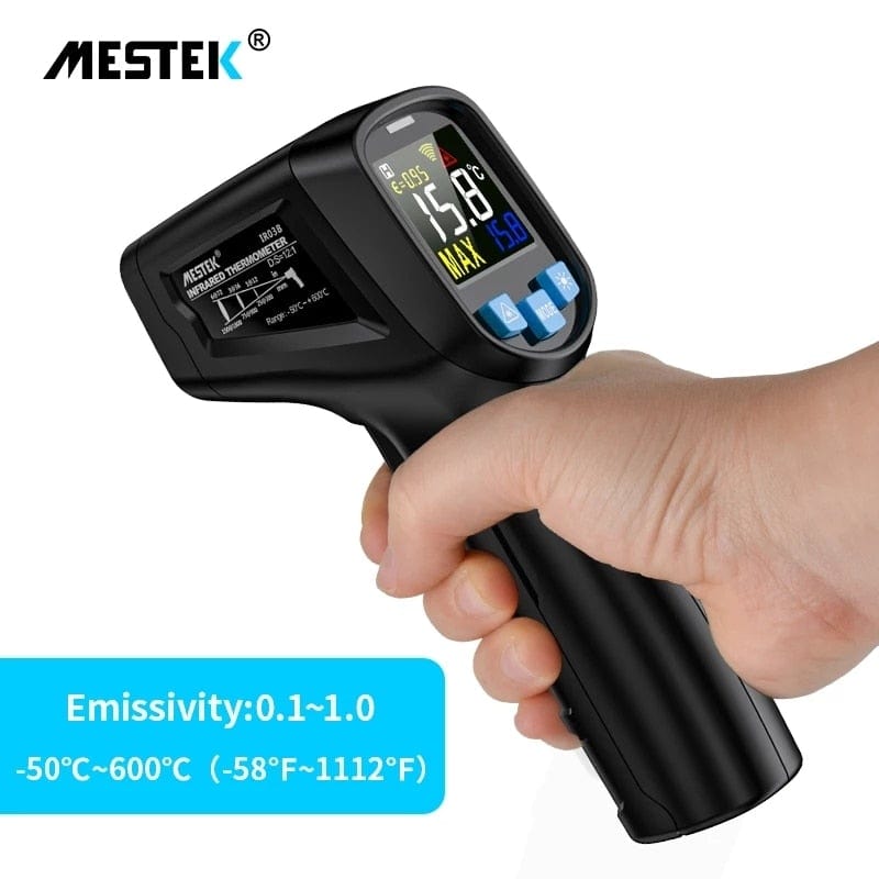 Avelena | Thermometer Digital 800 Grad Infrarotthermometer Thermalkamera Lasertemperaturen Pyrometer Hygrometer Thermostat Termometro