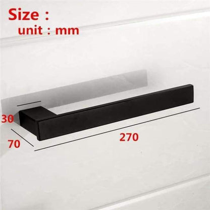Avelena | Neues Sus 304 Edelstahl Badezimmer-Hardware-Set Schwarz Matt Papierhalter Zahnputzhalter Handtuchstange Badezimmerzubehör