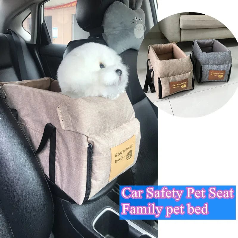 Avelena | Reise Katze Hundebett Transport Tragbar Auto Zentral Sicherheit Haustier Sitz Katze Hund Tragetasche Schutz Für Mittel/Klein Hund Tasche Zubehör