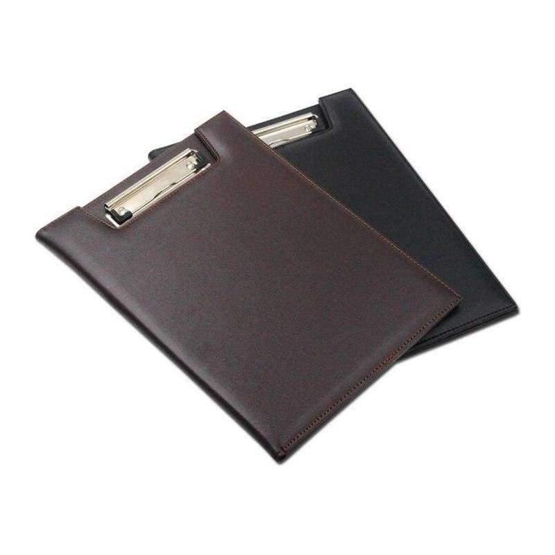 Avelena | U-Shape A4 Büro Schulbedarf Notizbücher Schreibblöcke Clipboard Pu-Leder Geschäftsfinanzen Schule Plastik mit Stift