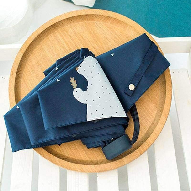 Avelena | Uv-Schutzschirm Mini Tasche Kompakt Faltbar Sonne Uv Regen 5 Leicht Anti Klein Neu Reise