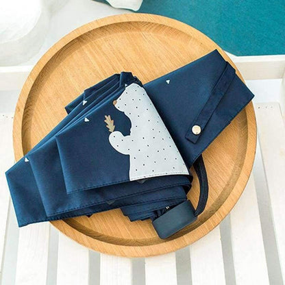 Avelena | Uv-Schutzschirm Mini Tasche Kompakt Faltbar Sonne Uv Regen 5 Leicht Anti Klein Neu Reise
