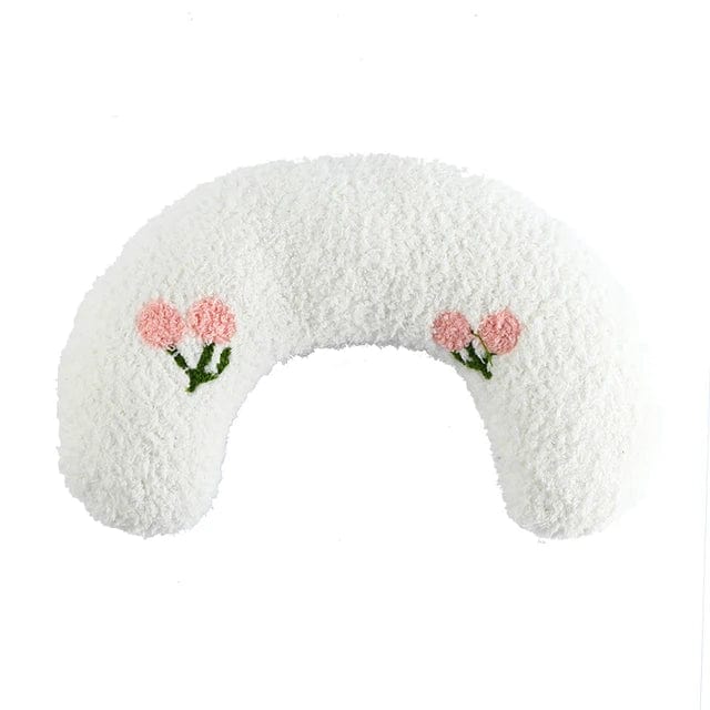 Avelena | Pet Little Pillow Fashion Nackenstütze Tiefschlaf Welpen Kätzchen U-Förmiges Kissen Hund Katze Kopfstütze Schlafkissen Haustierbedarf