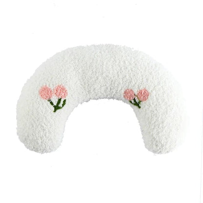 Avelena | Pet Little Pillow Fashion Nackenstütze Tiefschlaf Welpen Kätzchen U-Förmiges Kissen Hund Katze Kopfstütze Schlafkissen Haustierbedarf