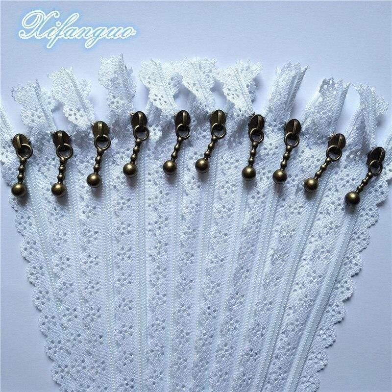 Avelena | 5/10Stm 25Cm 10 Zoll Diy 3# Nylon Spiral Blumenreißverschluss für Diy Nähen Schneiderhandwerk Bett Tasche 20 Farben #