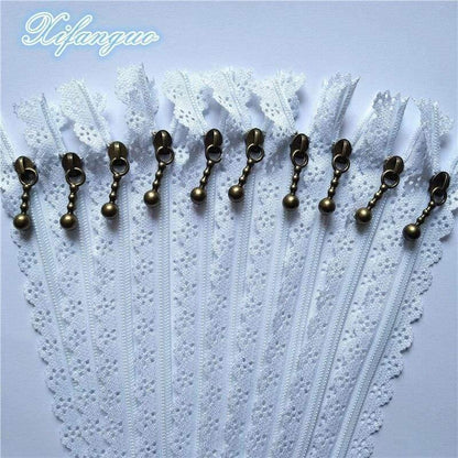 Avelena | 5/10Stm 25Cm 10 Zoll Diy 3# Nylon Spiral Blumenreißverschluss für Diy Nähen Schneiderhandwerk Bett Tasche 20 Farben #