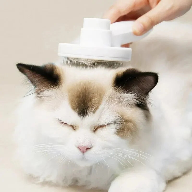 Avelena | Katzenkamm Haarausfall Haustier Magischer Kamm E-Klicks Flüssige Haarentfernung Katze Hund Universelle Reinigung Schönheitspflege