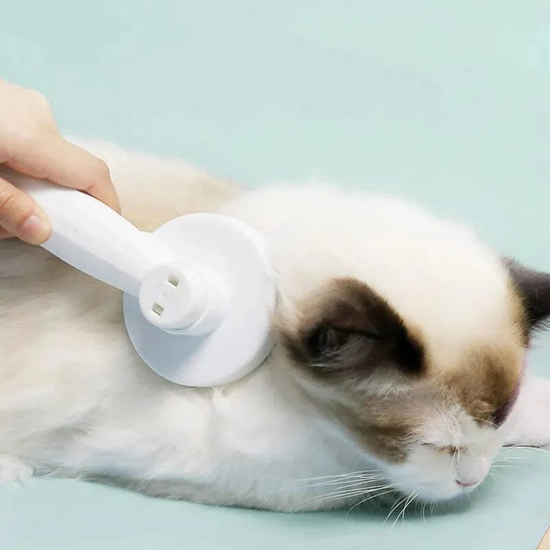 Avelena | Katzenkamm Haarausfall Haustier Magischer Kamm E-Klicks Flüssige Haarentfernung Katze Hund Universelle Reinigung Schönheitspflege