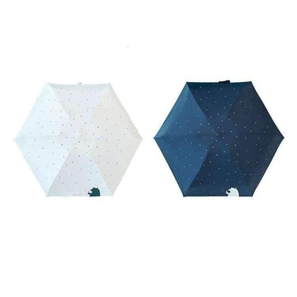 Avelena | Uv-Schutzschirm Mini Tasche Kompakt Faltbar Sonne Uv Regen 5 Leicht Anti Klein Neu Reise