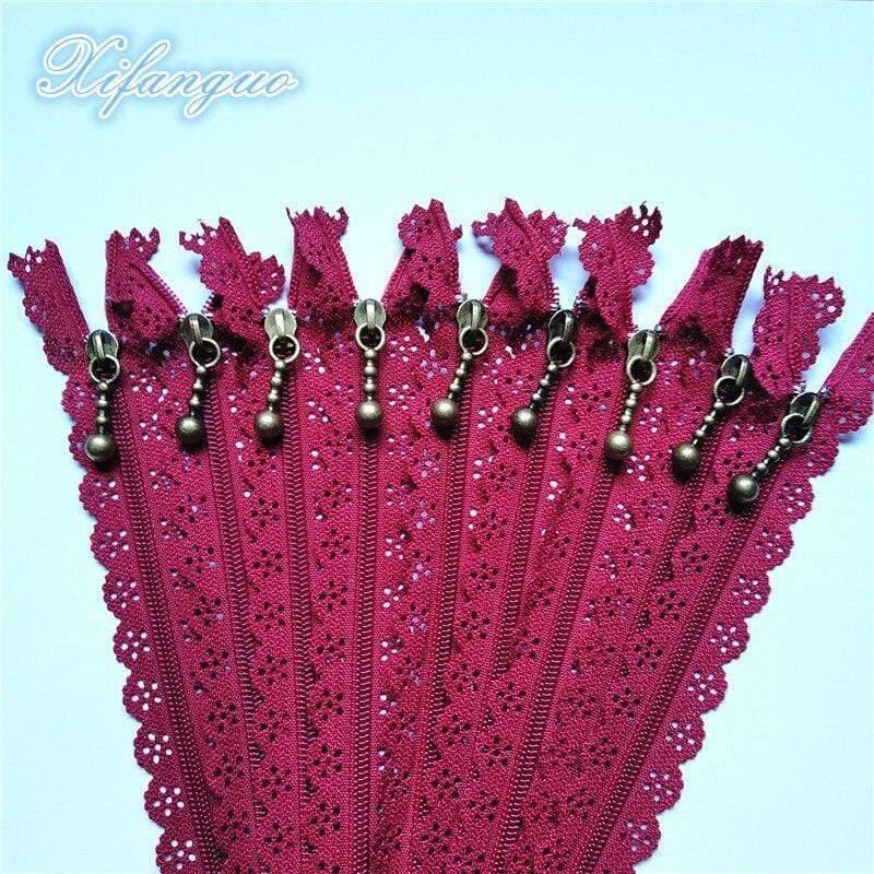Avelena | 5/10Stm 25Cm 10 Zoll Diy 3# Nylon Spiral Blumenreißverschluss für Diy Nähen Schneiderhandwerk Bett Tasche 20 Farben #