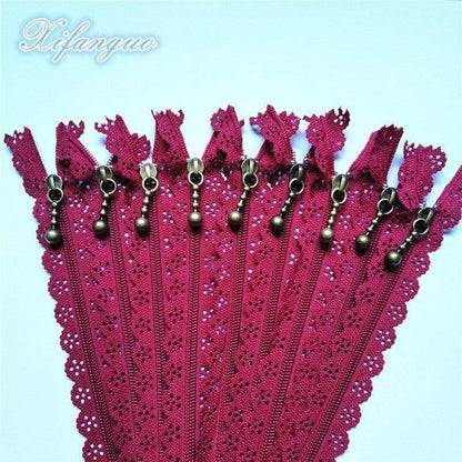 Avelena | 5/10Stm 25Cm 10 Zoll Diy 3# Nylon Spiral Blumenreißverschluss für Diy Nähen Schneiderhandwerk Bett Tasche 20 Farben #