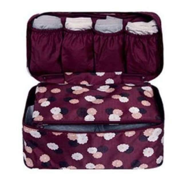 Avelena | Reiseaufbewahrungstasche Damen Make-Up Kosmetik Toilettenartikel Kleidung Bh Organisation Wochenend Übernachtungsunterwäsche Accessoires