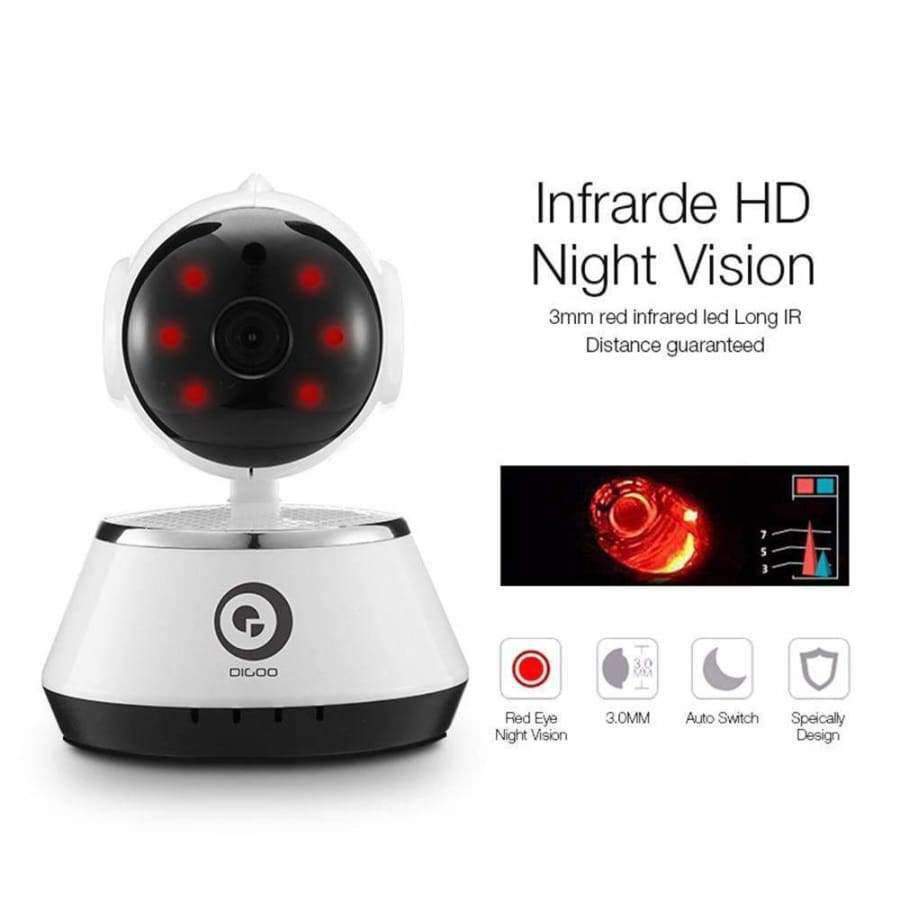 Avelena | Digoo Bb-M1 Drahtloses Wifi Usb Babyphone Alarm Hausüberwachung Ip Kamera 64G Tf Hd 720P Audio Netip Schutz Wifi Kamera 3.6Mm