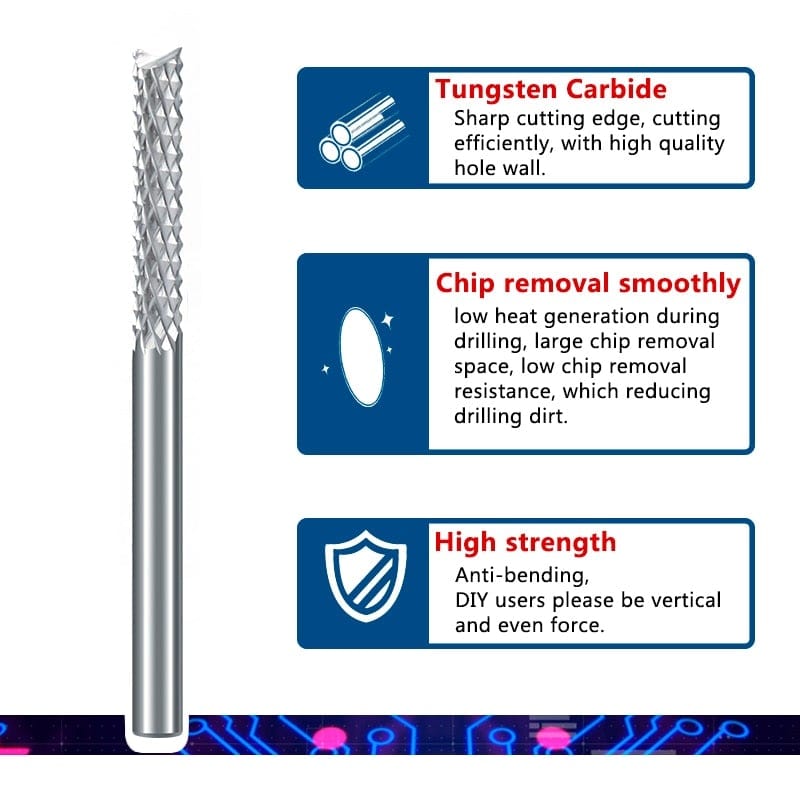 Avelena | Xcan Fräskopf 3.175/4/6Mm Welle Maismühle Cnc Router Bit Pcb Maschine Fräswerkzeug