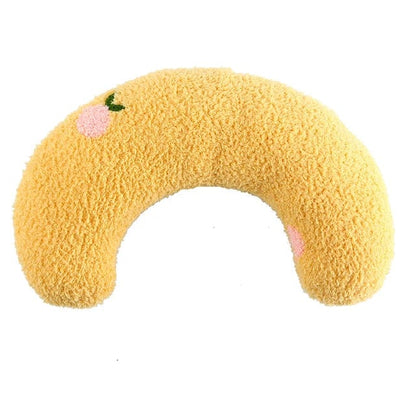 Avelena | Pet Little Pillow Fashion Nackenstütze Tiefschlaf Welpen Kätzchen U-Förmiges Kissen Hund Katze Kopfstütze Schlafkissen Haustierbedarf