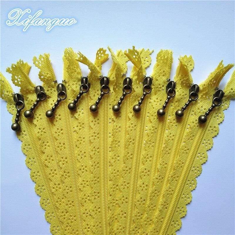 Avelena | 5/10Stm 25Cm 10 Zoll Diy 3# Nylon Spiral Blumenreißverschluss für Diy Nähen Schneiderhandwerk Bett Tasche 20 Farben #