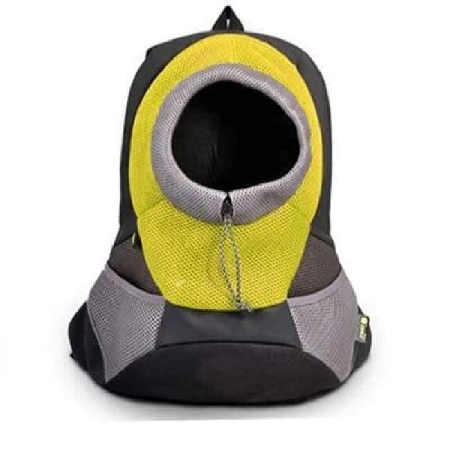 Avelena | Haustier Hundeträger Haustier Rucksacktasche Tragetasche Haustier Hund Vorderbeutel Mesh Rucksack Kopf Heraus Doppel Schulter