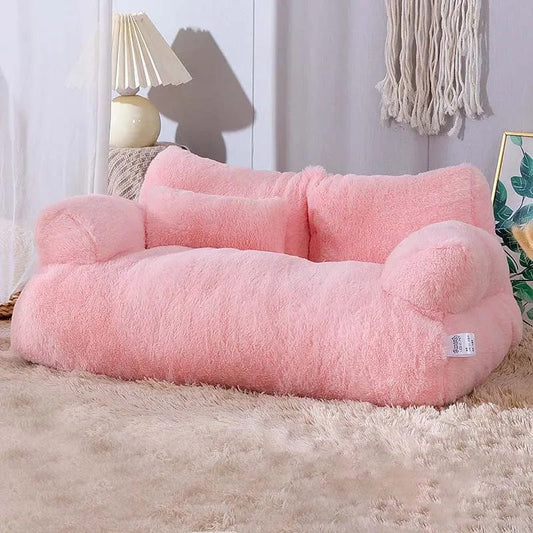 Avelena | Yokee Luxus Katzenbett Super Weich Warm Sofa für Kleine Hunde Abnehmbar Waschbar Rutschfest Katzenwelpen Welpen Schlafhaus Haustierzubehör