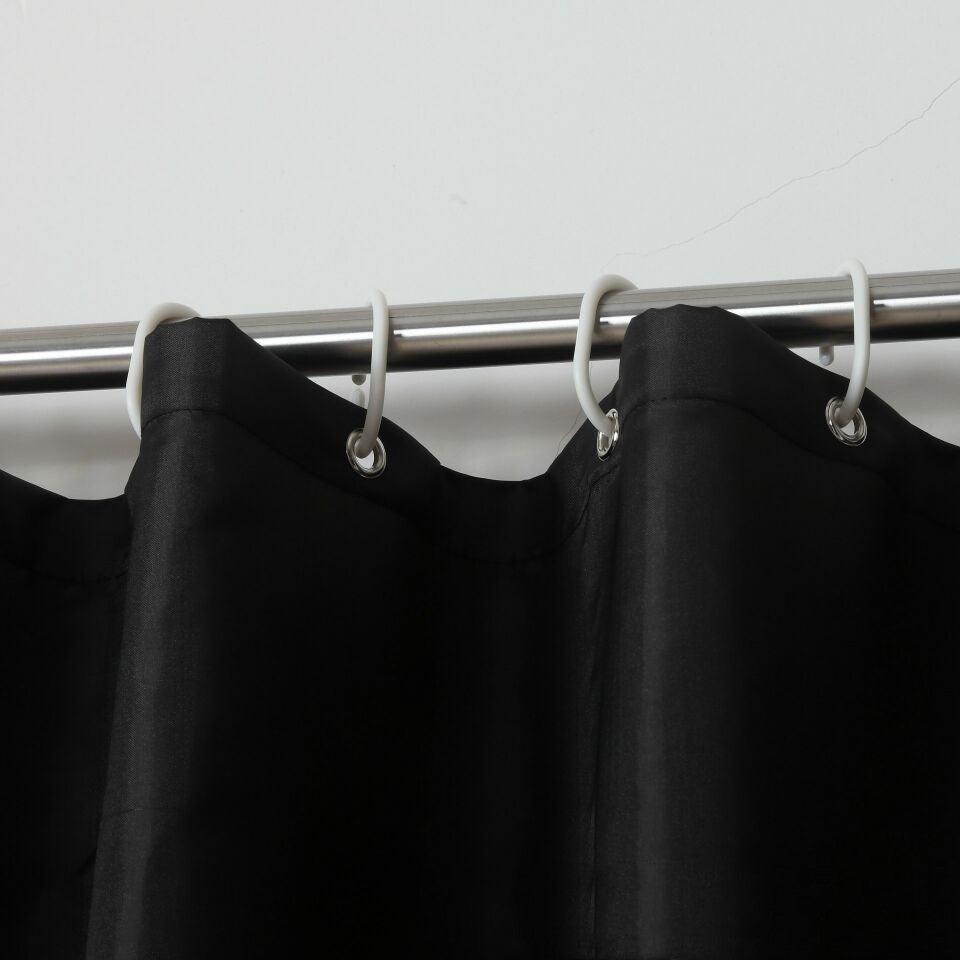 Avelena | Wasserdichter schwarzer Polyester-Duschvorhang mit verschiedenen Größenoptionen