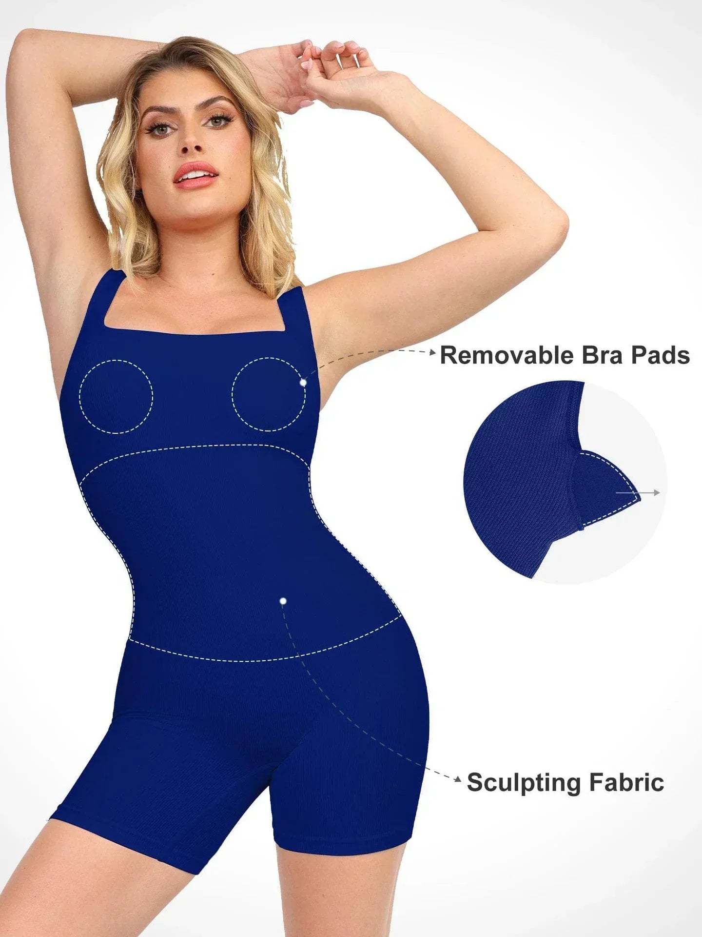 Eingebautes Shapewear-Romper