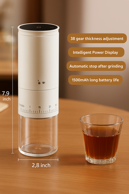 Avelena | Tragmillischer elektrischer Kaffeemühle - BeanBuddy