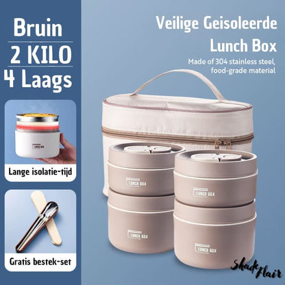 Avelena | Tragbares isoliertes Essensbehältersatz - LunchMate