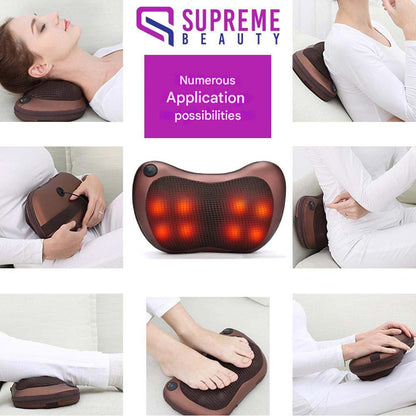 Avelena | Tragbares Massagekissen mit tiefem Shiatsu-Massage - ThermoRelax Pro