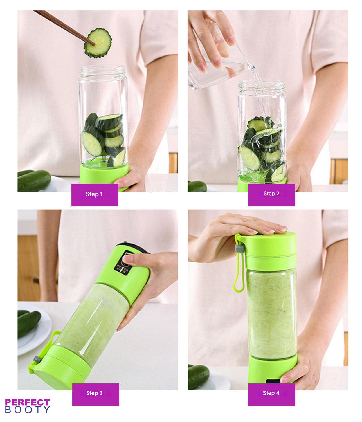Avelena | Tragbarer Smoothie Maker mit Trinkfunktion - FreshBlend To-Go