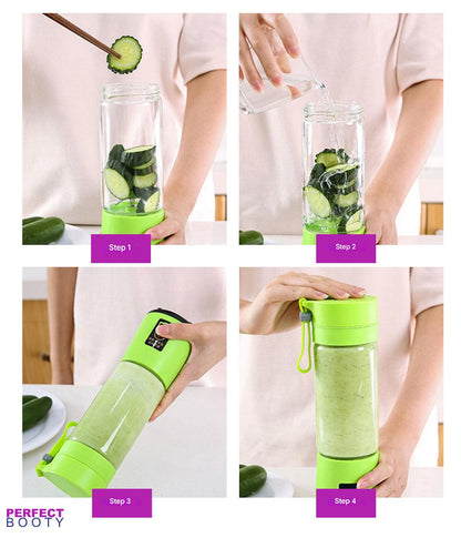 Avelena | Tragbarer Smoothie Maker mit Trinkfunktion - FreshBlend To-Go