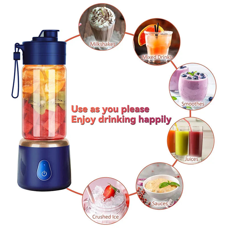 Avelena | Tragbarer USB-Lade elektrischer Entsafter Mini Mixer Obstpressen Mixer