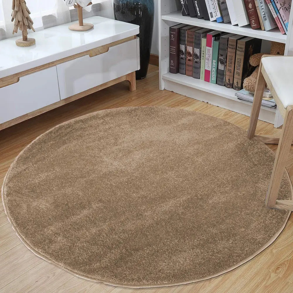 Avelena | Portofino Rund Teppich Beige 160 Cm