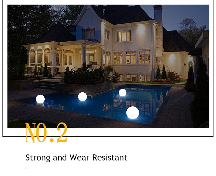 Avelena | Wasserdichtes LED-Gartenkugellicht RGB