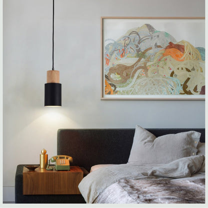 Avelena | Designer Nordisch Holz Sockel Hängelampe