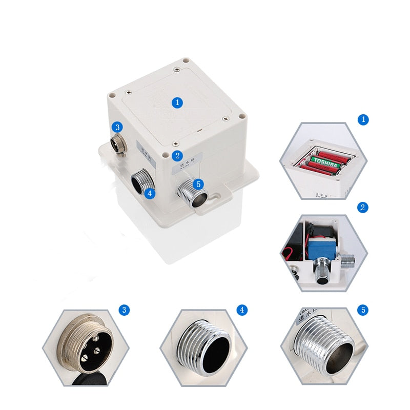 Avelena | AquaSense Automatischer Infrarotsensor Wasserhahn – Kontaktlose Wassersteuerung für Hygiene & Effizienz