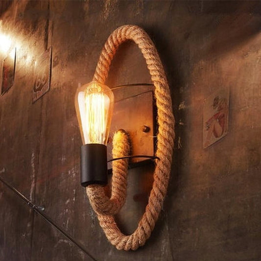 Avelena | Vintage Rope Wandleuchte