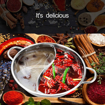 Avelena | Heißer Topf Zwillingsgeteilte Edelstahlpfanne