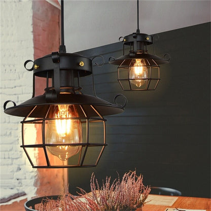 Avelena | Retro Antik Industrielle Loft Deckenlampe