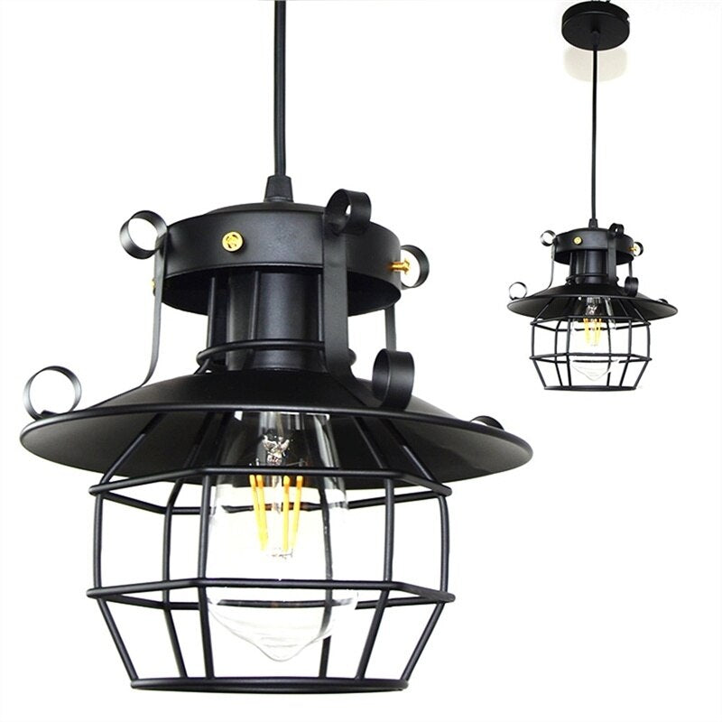 Avelena | Retro Antik Industrielle Loft Deckenlampe