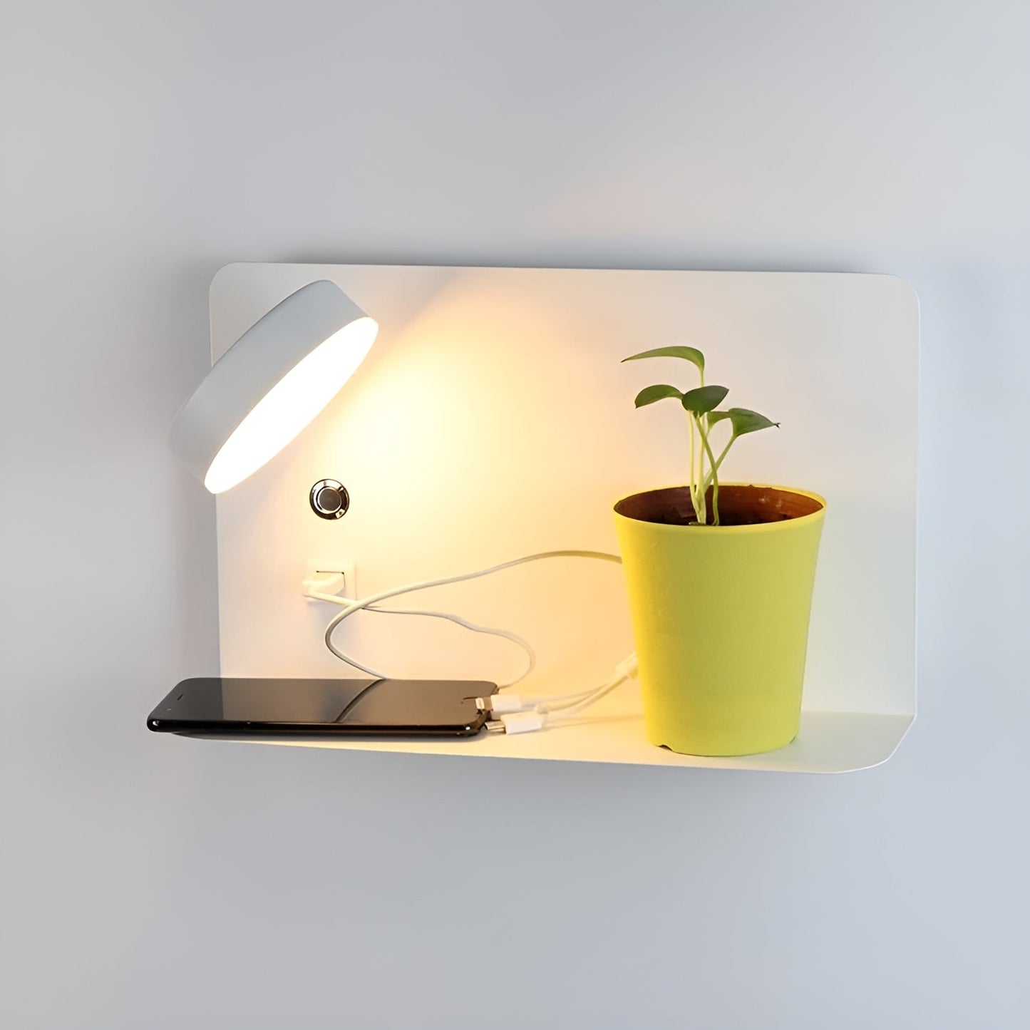 Avelena | Wandleuchte – Aufladbare Eleganz mit USB-LED-Beleuchtung für luxuriöse Atmosphäre